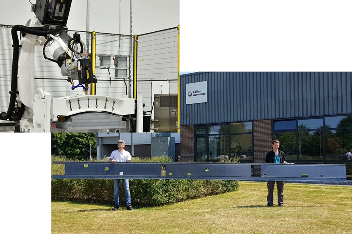 Collins Aerospace thermoplastic composites in Almere and Riverside