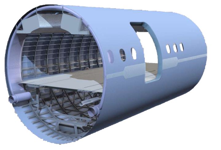 rendering of Clean Sky 2 Multifunctional Fuselage Demonstrator