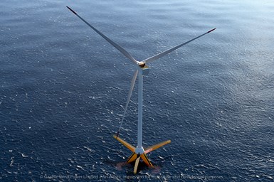 Gazelle offshore floating wind platform