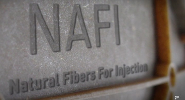 Faurecia NAFILean natural fiber composite for injection molding