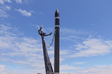 Rocket Lab’s Electron launch vehicle.