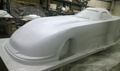 master mold for carbon fiber composite funny car body