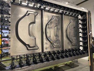 Composite molds formed by Machina robotic cell.