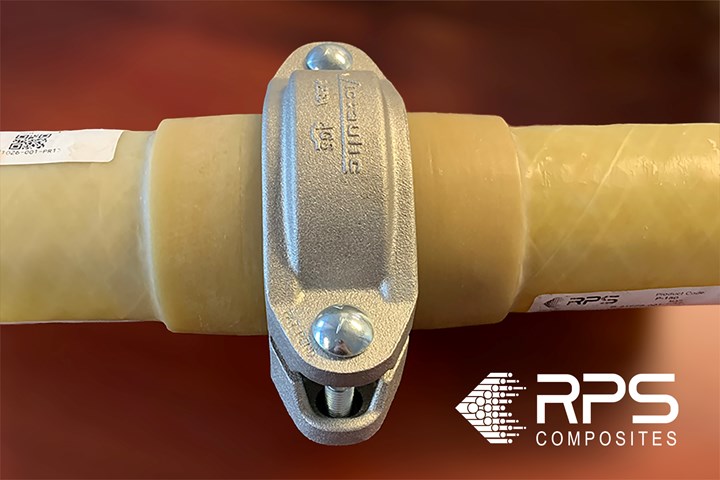 RPS Composites FRP piping joint system.