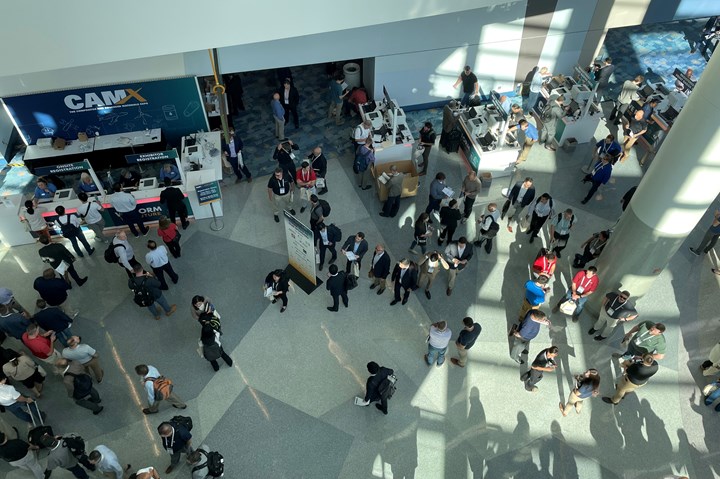 CAMX 2022 conference from above.