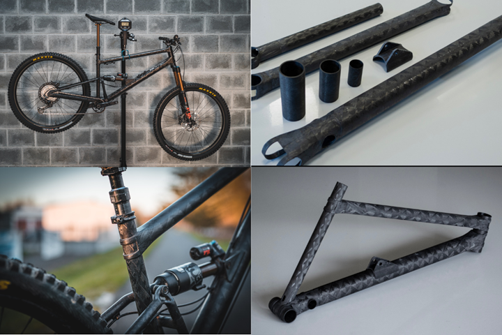 Composite bicycle frame.