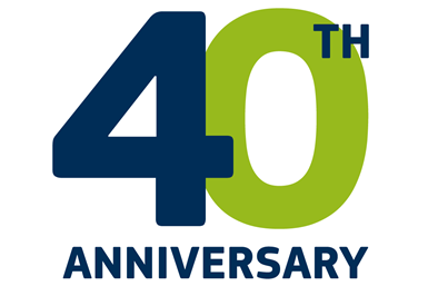 40th Anniversary logo.