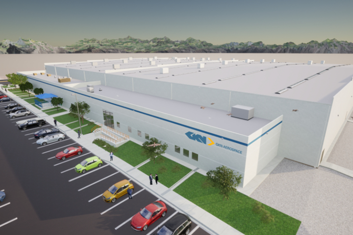 Rendering of the GKN Aerospace facility in Chihuahua, Mexico.