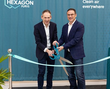 ribbon cutting at Hexagon Purus facility in Westminster, Maryland