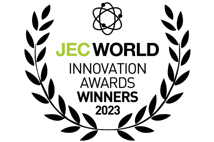 JEC World Innovation Award Winners 2023 logo.