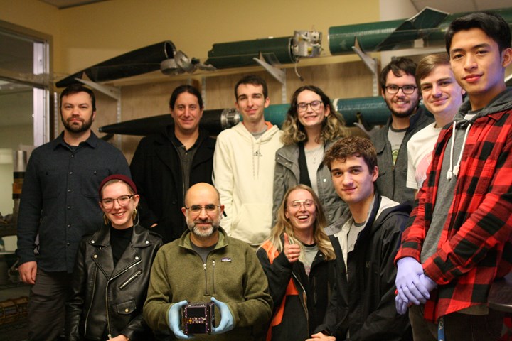 The Portland State University satellite team.