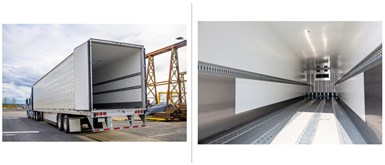 Hardex PP foam core offers lightweight panels for truck trailers