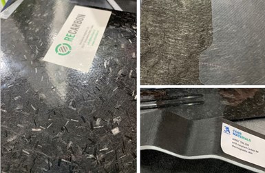 RECARBON recycled carbon fiber composite materials