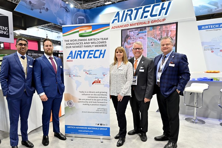 Airtech announcements Airtech India location at JEC World 2023.