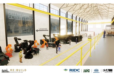 Rendering of the facility's interior.