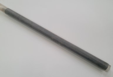 silicone sleeve around CFRTP tube provides external pressure and smooth surface