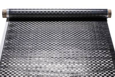 Dry carbon fiber reinforcement for resin infusion