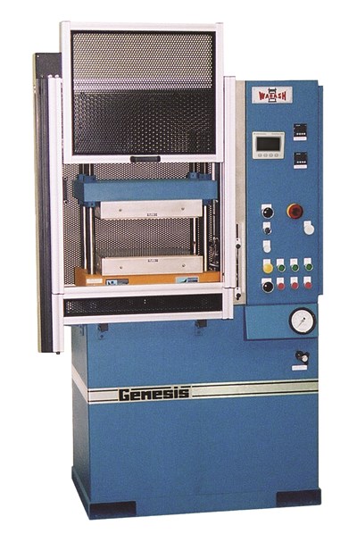 Hydraulic presses for compression molding of rubber, plastics, composites