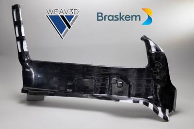 Braskem demonstrates PP solutions using Weav3D composite lattice technology