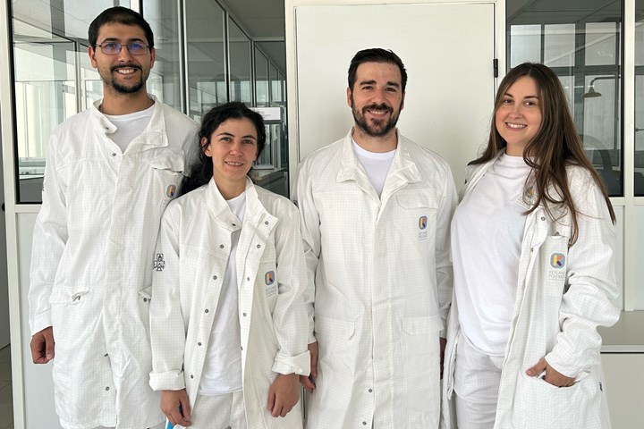 Spain facility lab staff.