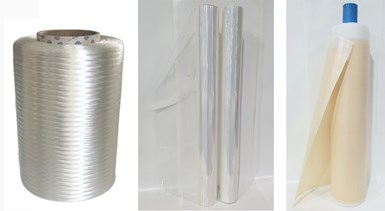 Lyocell fiber laminated with PLA film into thermoplastic prepreg