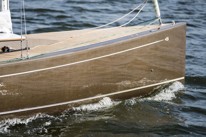Natural fiber boat.