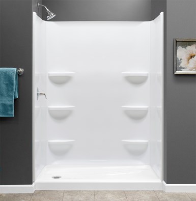 fiberglass composite shower made by Lyons Industries