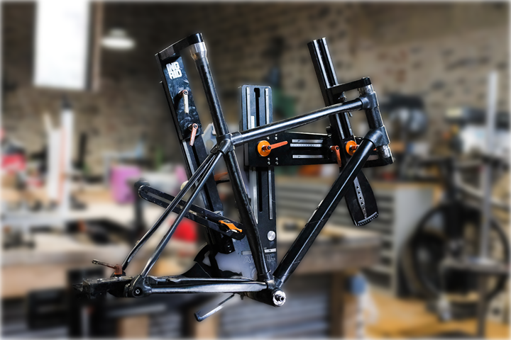 composite bike frame made with 3DiTex technical preforming process