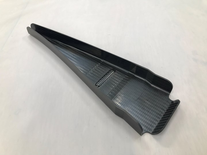 thermoformed composite aircraft wing rib for ASCEND Project