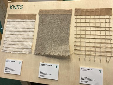natural fiber knit fabrics from Texinov at JEC World 2023
