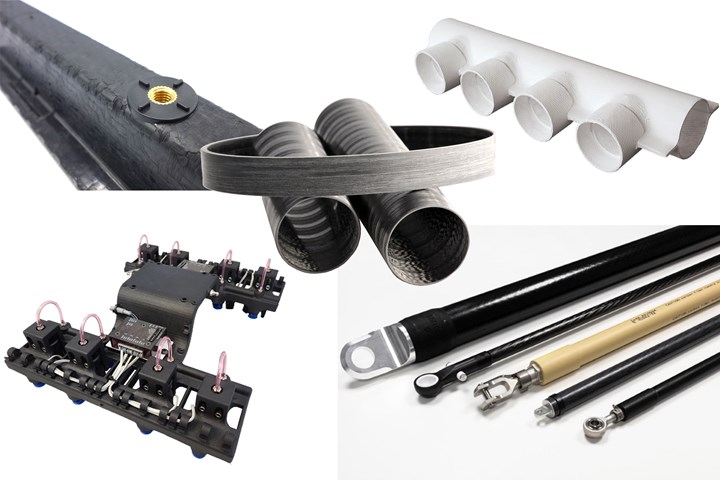 composite parts used in industrial applications