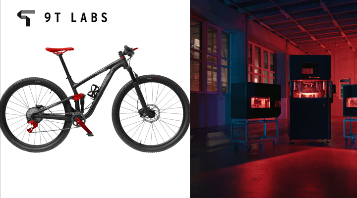Composite bicycle and 9T Labs AFT machines.