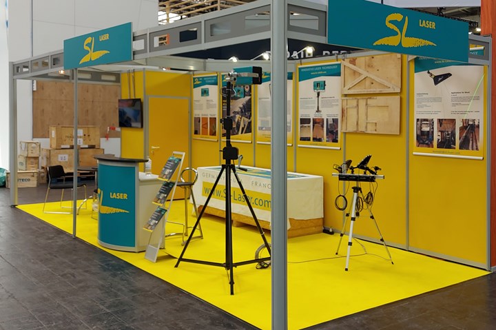 SL-Laser exhibition stand at Ligna Hanover 2023.