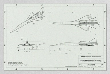 XB-1 blueprints.