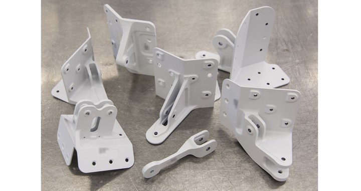 thermoplastic composite parts from SEKISUI Aerospace QForge production line
