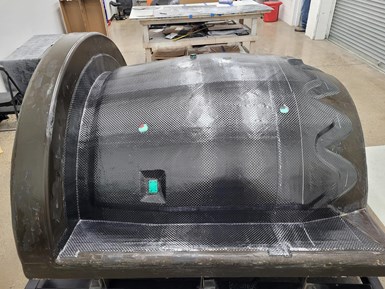 mold for composite test nacelle manufacturing