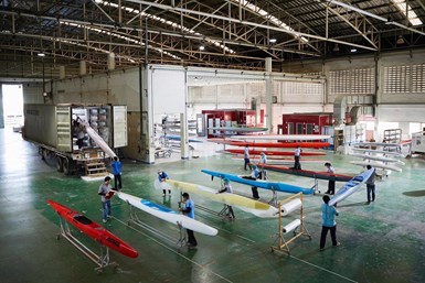 Cobra watersports manufacturing facility