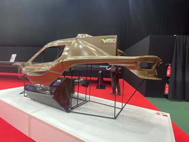 Veso BioComposites automotive body on display at JEC World 2024