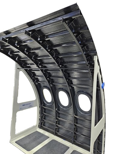 KAI thermoplasticbcomposite fuselage panel demonstrator