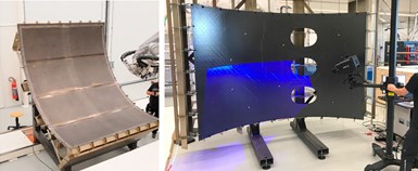 TPC skin layup mold and inspection fixture