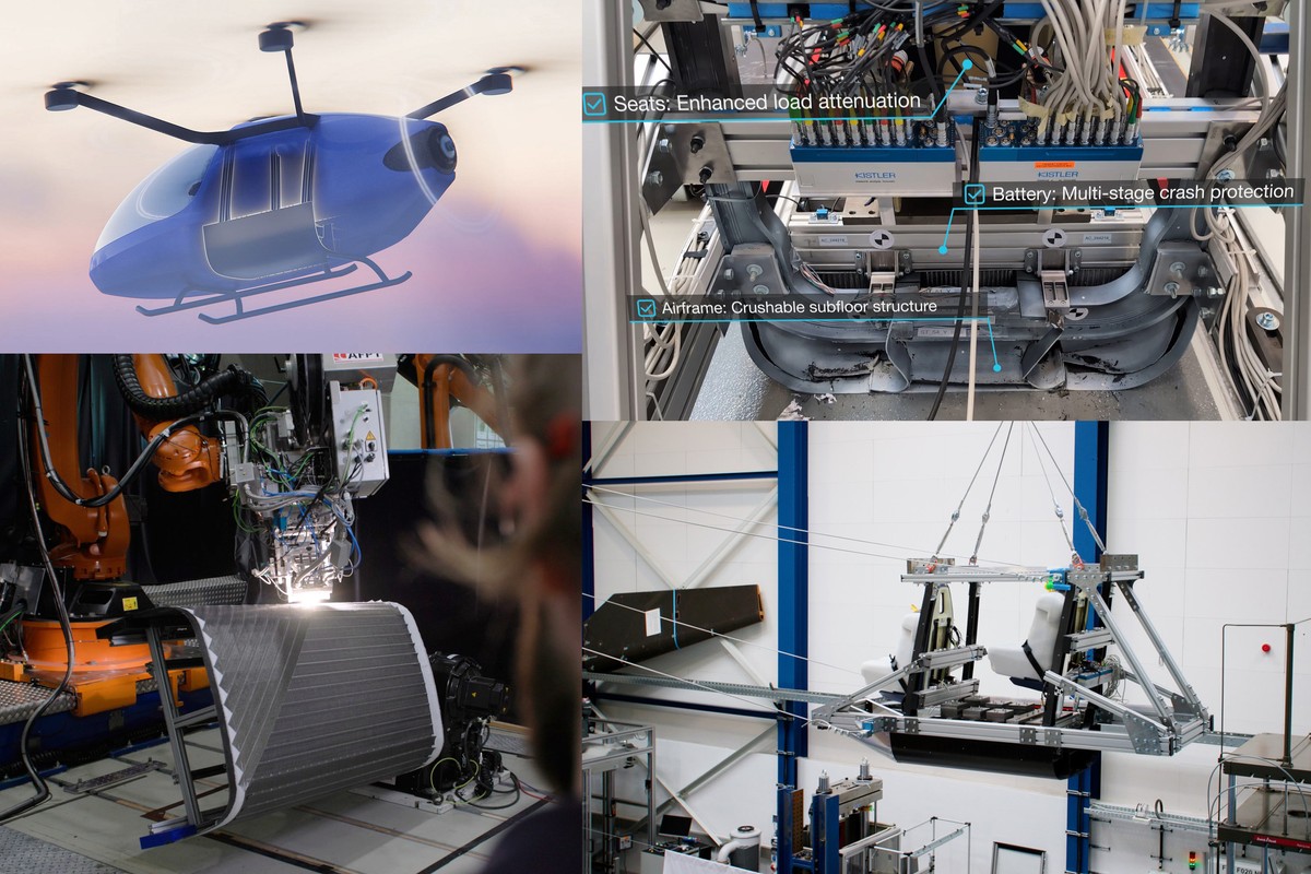 Consumer Patching Compounds DLR demonstrates crashworthy composite eVTOL for emergency urban ...