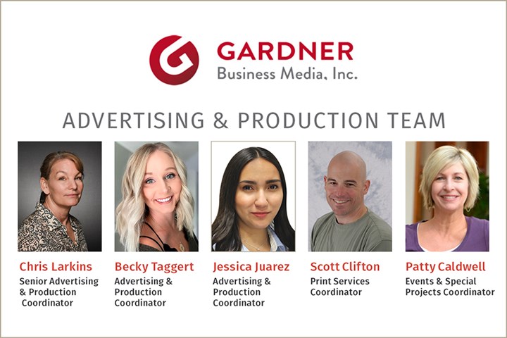 Gardner Business Media Advertising & Production Team
