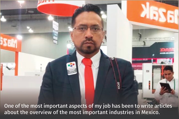 Mauricio Pineda, Associate Editor, Modern Machine Shop Mexico