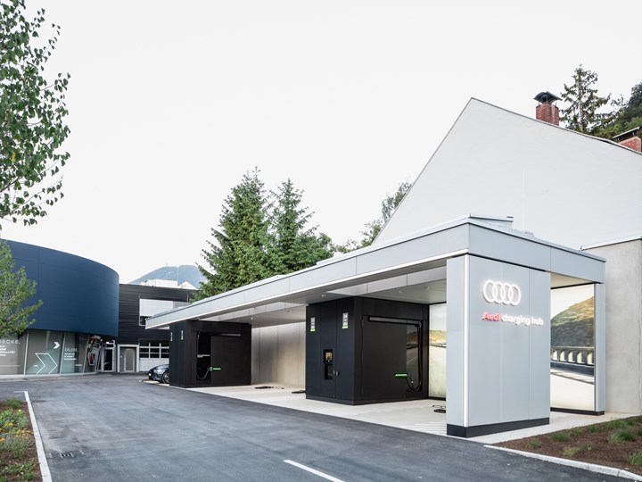 Audi charging station