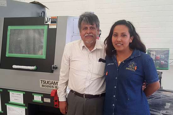 El ingeniero Eduardo Retana, director de Maquinsa, tomó la decisión de comprar el torno tipo suizo de Tsugami luego leer algunas experiencias de una empresa de Toluca en la revista de Modern Machine Shop México.