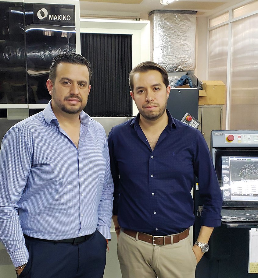 Juan Carlos (izquierda) y Óscar Arias Gil representan la tercera generación de la familia que está a cargo de Industria IMAQ en la actualidad.