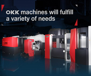 Las máquinas OKK tienen una construcción rígida y un diseño versátil, y ofrecen más de 60 modelos de máquinas horizontales, verticales y de 5 ejes.