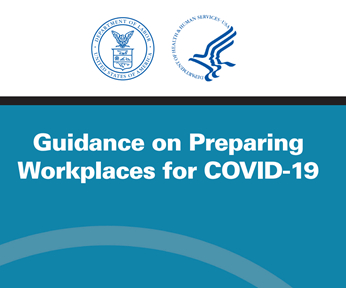 Guía OSHA para preparar los lugares de trabajo frente al COVID-19.