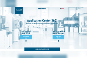 Los visitantes al Centro de Aplicaciones virtual de Haimer encontrarán información en más de 40 máquinas y exhibidores de herramientas.