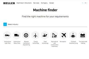 Nuevo sitio web de Heller Machine Tools.